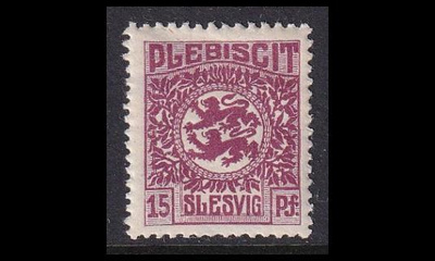 Slesvig 5 ** Vaakuna 15 Pf (1920)