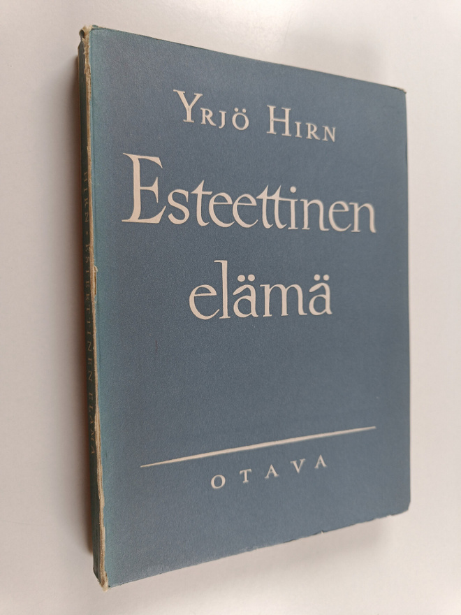 Yrjö Hirn : Esteettinen elämä
