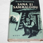 Pertti Virtaranta - Sana ei sammaloidu - pikkukuva 1