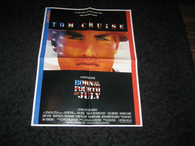 Syntynyt 4. heinäkuuta juliste Tom Cruise