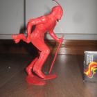 Intiaani figuuri - Marx Toys - Great Britain (70-luku?) - pikkukuva 2
