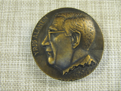 Yrjö Alanen mitali 1989 /Kauko Räsänen 1989.