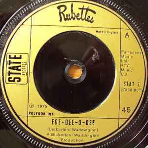 (7") Rubettes - Foe-Dee-Oh-Dee / With You