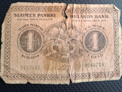 1 markka, 1918