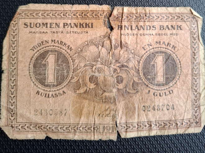 1 markka, 1918