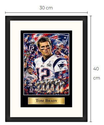 Uusi Tom Brady NFL art print Limited Edition