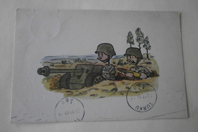 Loppusotaa 1960, piirrospk, p. 1960