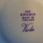 ARABIA KUPIN ASETTI,ALUSLAUTANEN , MALLI EK, VIOLA - pikkukuva 2