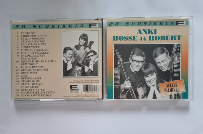 ANKI BOSSE JA ROBERT:  20 SUOSIKKIA - NELLYN PALMIKKO CD