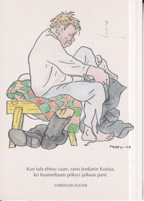 Tanttu -43. Kun tuls ehtoo vaan, sano Jonkarin Kus.  .  e207