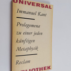 Imanuel Kant : Prolegomena zu einer jeden kunftigen Metap... - pikkukuva 1