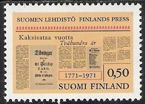 1971 Suomen lehdistö 200 vuotta ** LaPe 691