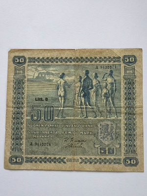 Litt. D 50 MARKKAA 1939 A 9430074