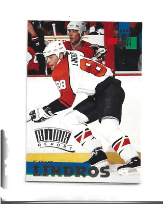 ERIC LINDROS - 1994-95 TOPPS STADIUM CLUB - RINK REPORT #203