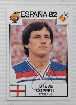 Steve Coppell Englanti signed