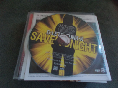 CDS D-LETE FUNK-K ** SAVE TONIGHT **