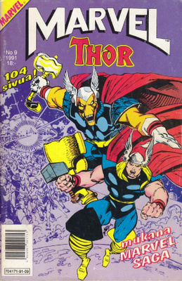 Marvel 9/1991 Thor (6/7) + Marvel saga no.9
