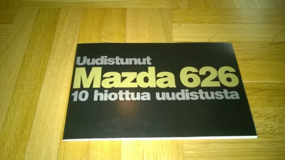 Esite Mazda 626, noin 1985