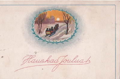 Joulukirkkoon hevosella, Hauskaa Joulua , b601