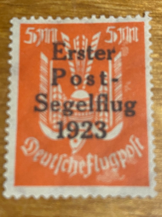 SAKSA REICH 1923 LENTOPOSTI**
