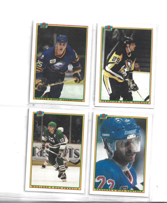 ANDREYCHUK/P.BOURQUE/FRANCIS/GARTNER - 1990 BOWMAN