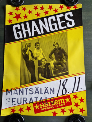 Ghanges Keikkajuliste Mäntsälän seurantalo 1970-luvun lop...