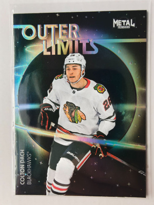 Colton Dach 2025-26 Skybox Metal Outer Limits Rookie