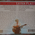 CD - LESTER FLATT - The One And Only - 2001 bluegrass EX - pikkukuva 2