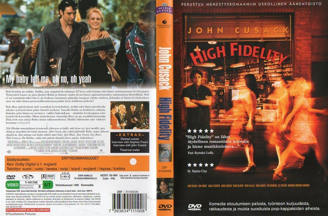 High Fidelity	(14 426)	k	-FI-	DVD	suomik.		JOHN CUSACK	1999