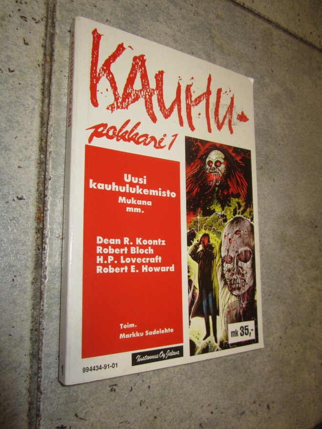 Kauhupokkari 1 (toim. Markku Sadelehto 1991, 1.painos)