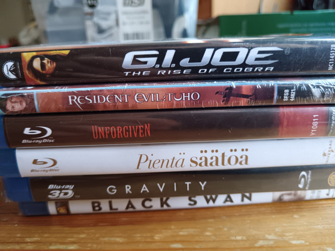 Blu-ray leffoja 40kpl erä4