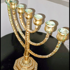 Antiikki 6-Haara Menorah Venäjä 1900-alku - pikkukuva 2