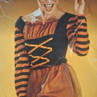 Halloween noita-asu mekko ja hattu - pikkukuva 1