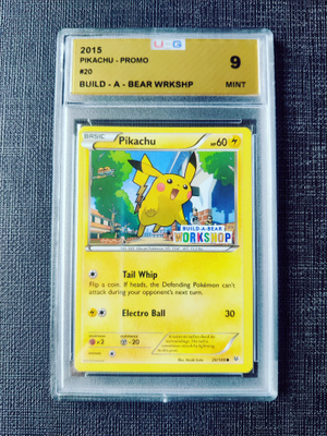 Pikachu Black & White Dark Exblorers BUILD-A-BEAR WORKSHOP