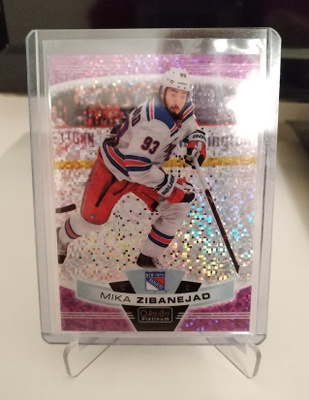 2019-20 OPC Platinum Mika Zibanejad Violet Pixels /399