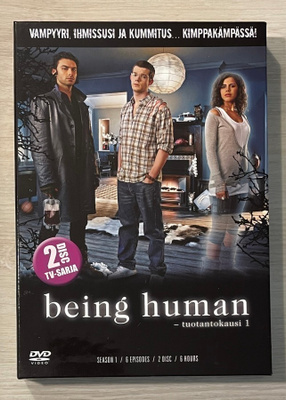 Being human: Kausi 1 (2DVD) BBC:n menestyssarja (UUSI)
