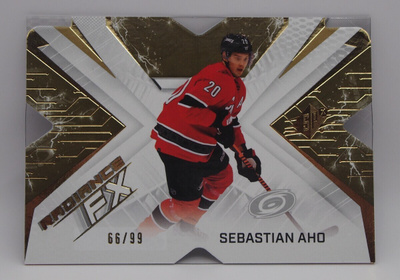 2022-23 SPX Radiance F/X Gold Sebastian Aho /99