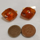 Vintage Meripihka kalvosinnapit Amber itämeren Meripihka - pikkukuva 5