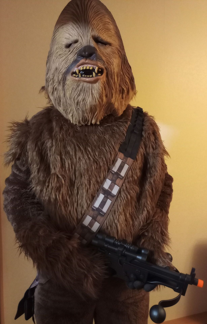 Chewbacca-asukokonaisuus nuorisolle/aikuiselle