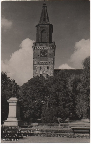 Turku Tuomiokirkko 1943 mv-kortti