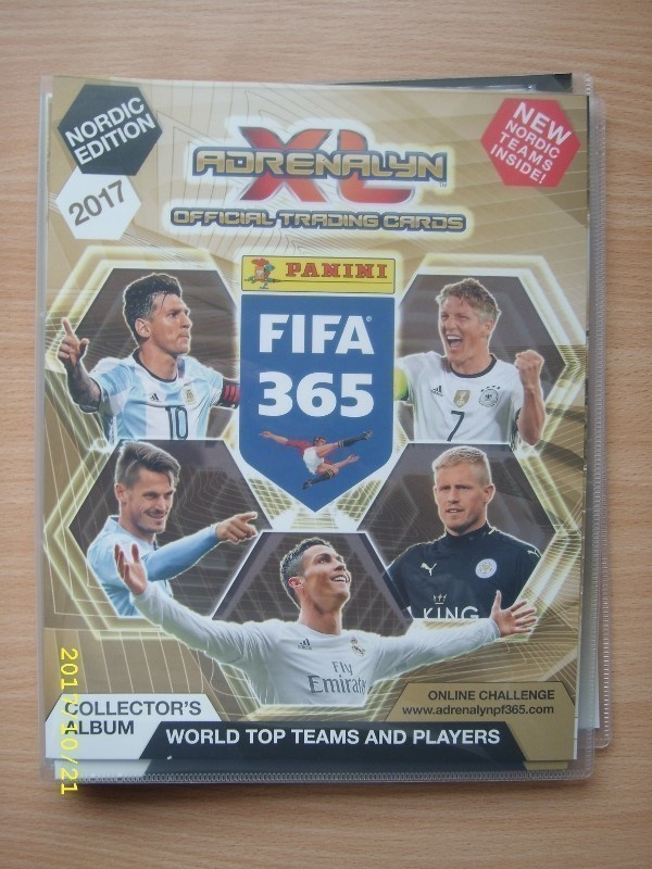 FIFA365 nordic edition 2017 keräilykortteja