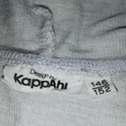Harmaa KappAhlin lyhyt huppari "Girls Club" 146-152cm - pikkukuva 2