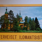 Ilomantsin kirkko, kortti kulkenut 1987 - pikkukuva 1