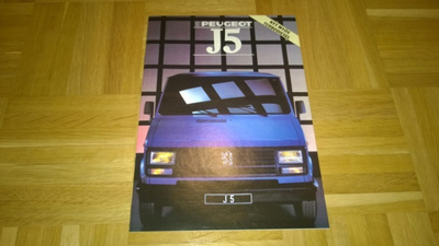Esite Peugeot J5, 1988