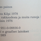 Eeva Kilpi - Runoja 1972-1976 (sid.) - pikkukuva 2