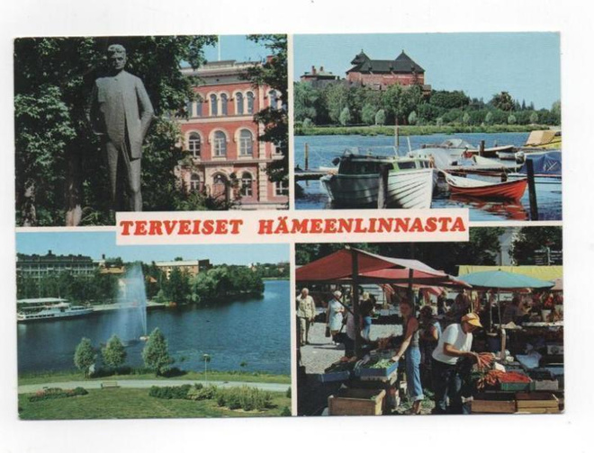 HÄMEENLINNA: Tori, Sibeliuspatsas ym
