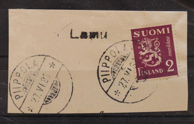 # 23487 # Pp Lamu + Piippola - M-30 leike 1933