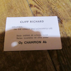 Champion Pop purkkakuva cliff richard - pikkukuva 2