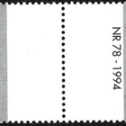 Åland 1994 Kivikausi 18,00 mk välilöpari numero ** LaPe 090 - pikkukuva 2
