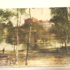 Helsinki - Kaisaniemi. Värikortti kulkenut 1916 sensuurileim - pikkukuva 1
